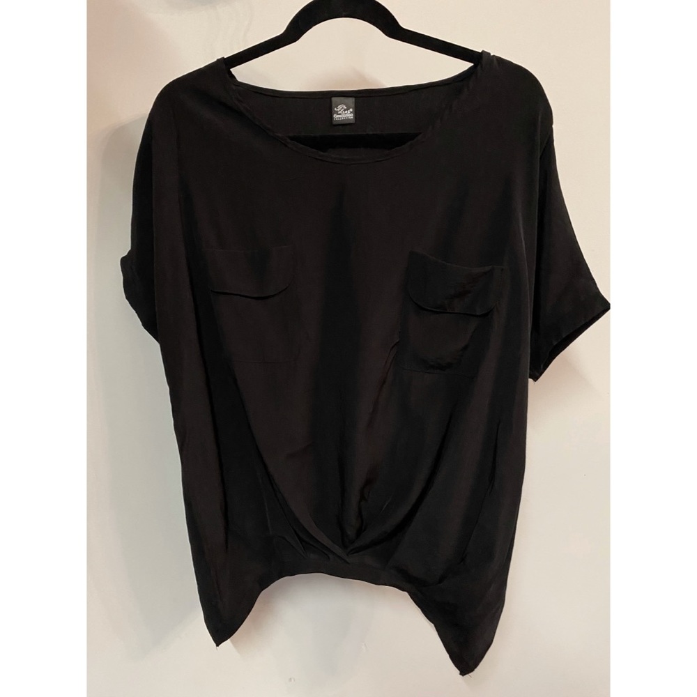 NEW Gialinniao Collection Silky Black Top From Japan
